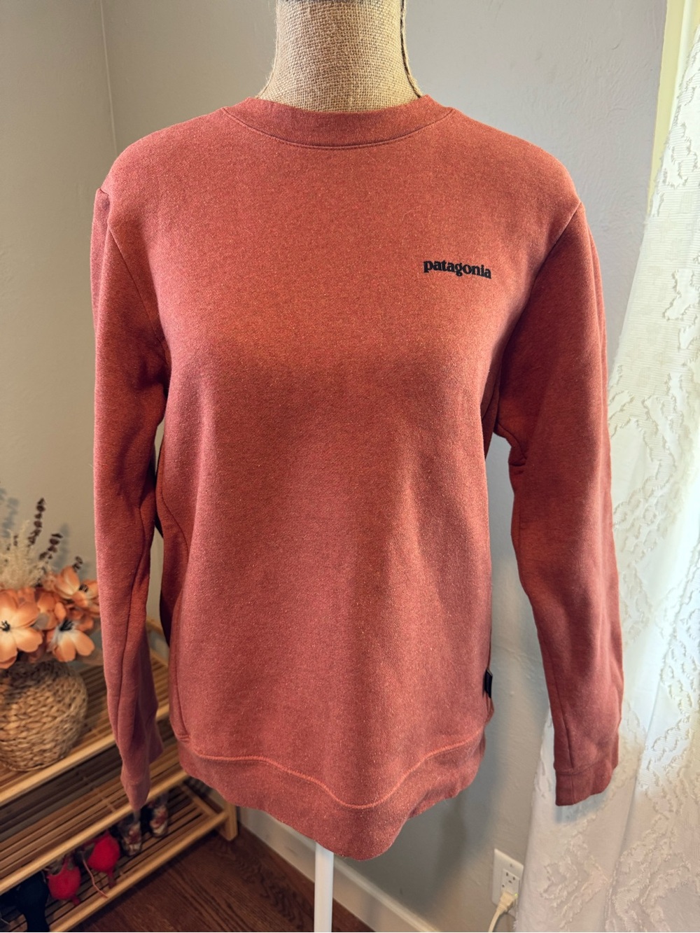 Patagonia Brick Red Crewneck Sweatshirt